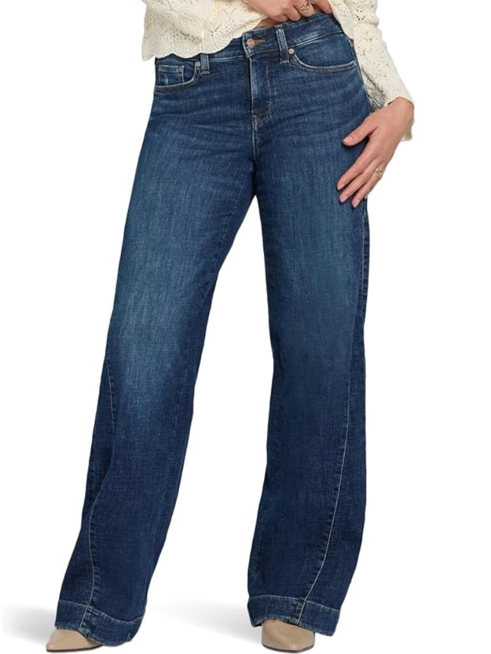 NYDJ Teresa Wide Leg Side Godets Jeans Sunset Villa – NWT –Size 12 New with tags